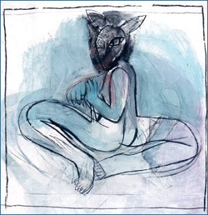 Take me in your arms, 1998, gemengde techniek op papier, 100 x 100 cm, fl. 1900,-