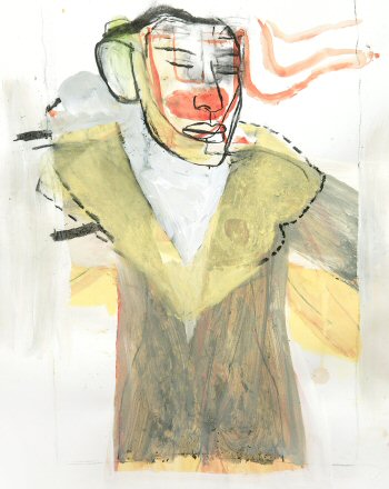 Herfstig, 2004, 55 x 40 cm, gem. tech. op papier